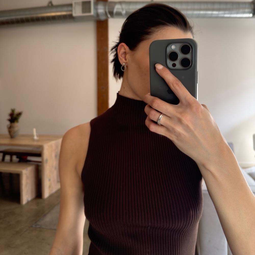 ARITZIA BABTON HIGH NECK TOP